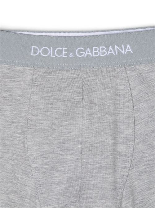 Boxer intimo bambino Dolce e Gabbana bipack grigio Dolce & Gabbana Kids | L4J701ON00GS8290